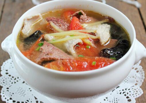 番茄肉片猪肝汤家常做法大揭秘
