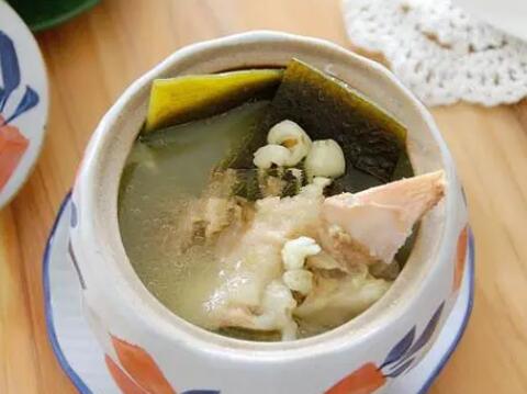 薏仁海带筒骨汤食谱分享