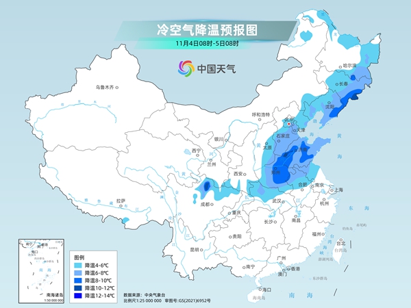 强冷空气影响持续！明后天早晨全国多地气温将创今年立秋来新低