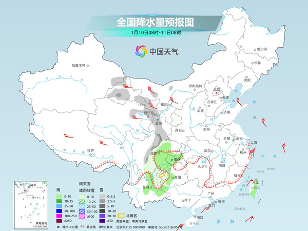 新一股冷空气影响西部地区 中东部开启升温模式