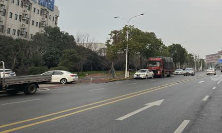 今晨，长沙天空阴沉