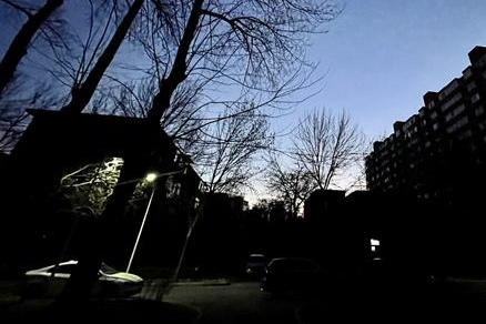 今天早晨，北京天气晴朗