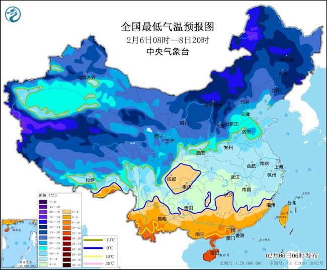 寒潮蓝色预警：西北华北黄淮等地部分地区降温幅度可达10℃以上
