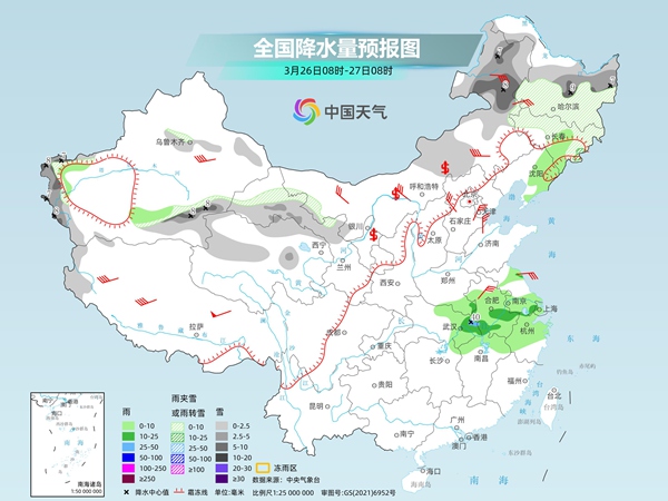 寒潮发威中东部即将进入核心降温时段 北方今明天仍有大范围沙尘