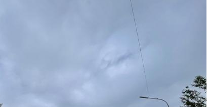 今晨，北京天空云量较多
