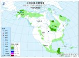 7月28日国外天气预报 北美洲大部地区有降水