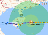 温州台风网18号台风最新实时路径图发布 台风圆规今日傍晚登陆海南文昌到陵水一带