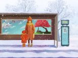 女子手机掉落被大爷踢到雪堆埋藏 网友：人在做天在看