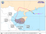 2021海南台风路径实时发布系统 7号台风查帕卡预计25日白天登陆海南岛