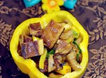 彩椒炒豆干的做法