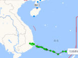 温州台风网最新实时路径图消息 南海热带低压登陆越南逐渐减弱消失