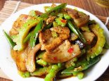 传统苦瓜回锅肉的制作方法