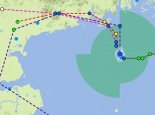 温州台风网7号台风查帕卡最新消息 距离广东阳江约160公里