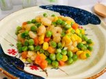 家常豌豆炒虾仁的简易做法