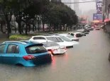 珠海暴雨致大量汽车没顶被淹 市气象台发布暴雨红色预警