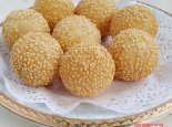 麻团的做法