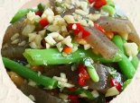 简单易做的四季豆凉拌蒟蒻墨玉板教程