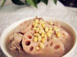 黄豆莲藕煲猪骨的做法