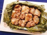 让你胃口大开的五香荷叶粉蒸肉制作过程