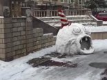 堆雪人还是得看美院 各种各样雪人合集
