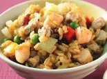 营养丰富的燕麦虾仁炒饭制作步骤