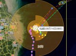 2021台风灿都实时路径追踪 对上江浙沪仍有风雨影响