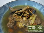 虫草灵芝老鸭汤的做法