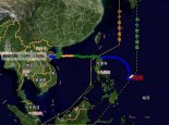 台风圆规路径实时发布系统 “圆规”已进入北部湾并逐渐向越南靠近