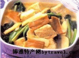 塌菇菜烧豆腐