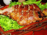 酥香、焦脆的烤羊腿