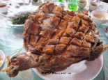 内蒙古烤羊腿