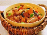 五花肉炖茄子土豆