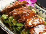 排骨炖油豆角