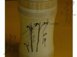 抱马子茶叶筒