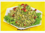 槐花麦饭