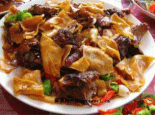 羊肉焖饼子