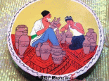 彩色达甫鼓